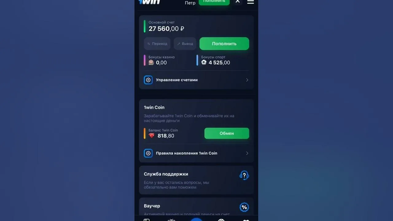 1win игровые автоматы